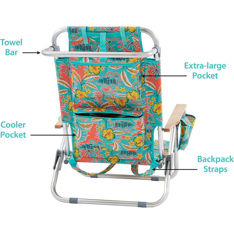 Arlmont & Co. Maxymilian Folding / Reclining Beach Chair Wayfair